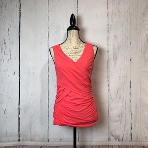 NWT Sundance Vanessa Tank Coral Sleeveless Tank Large